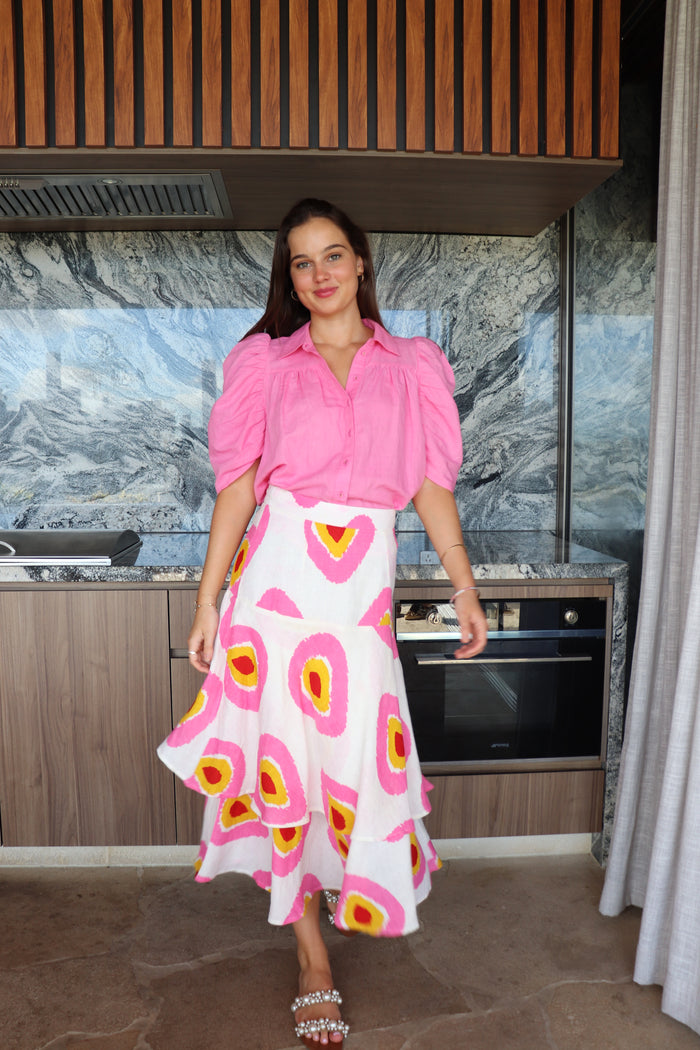 Holly Shirt Plain Pink