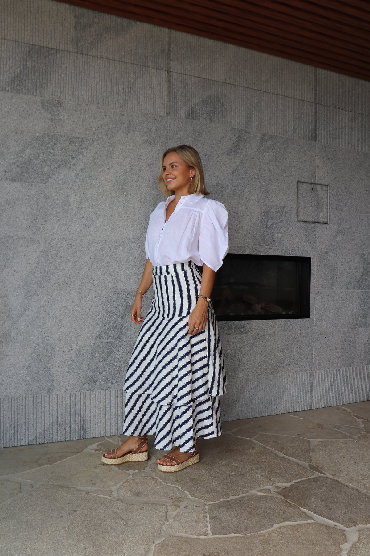Holly Shirt White Linen