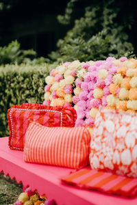 Havana Red Pink Cosmetic Bag