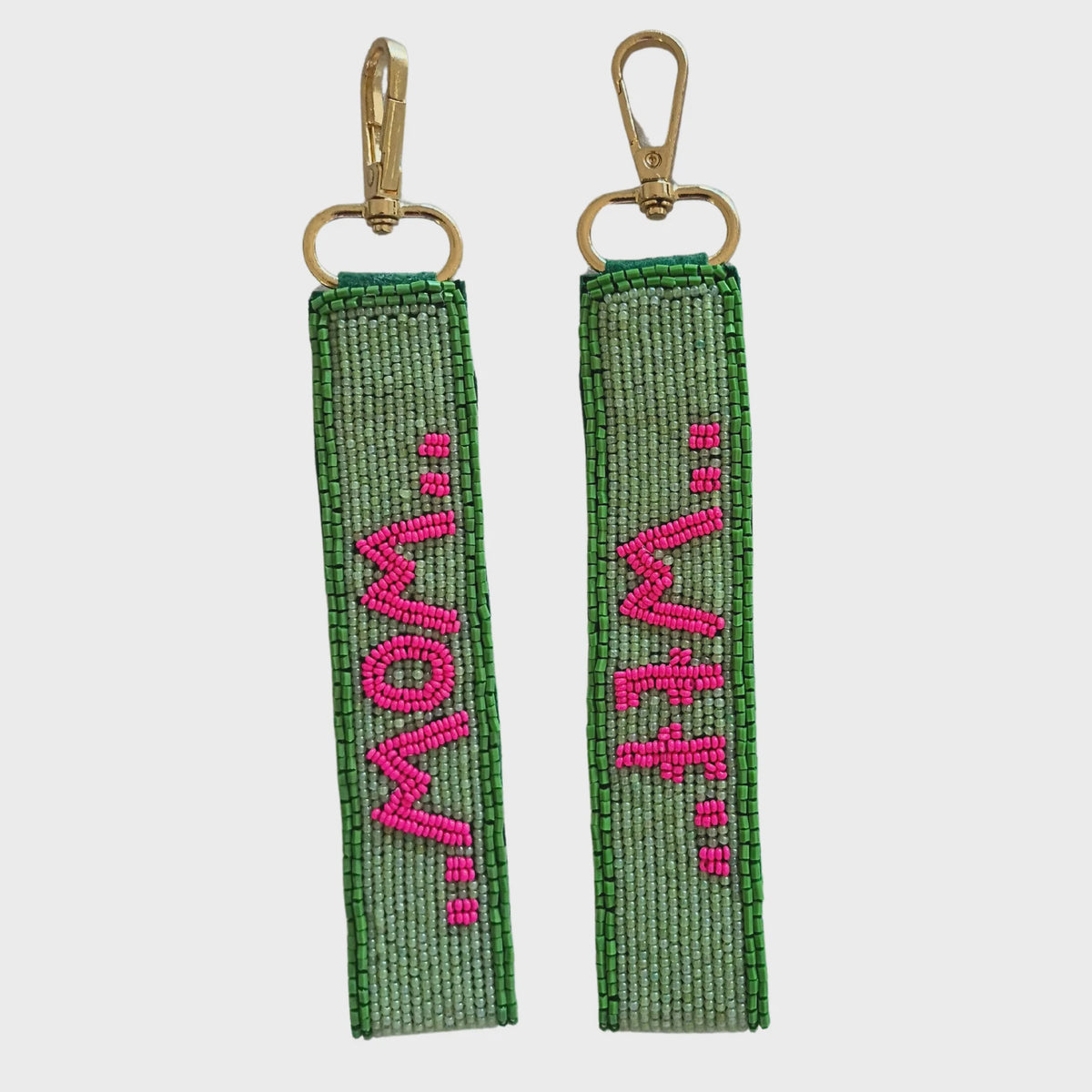 Beaded Keychain WTF Wow