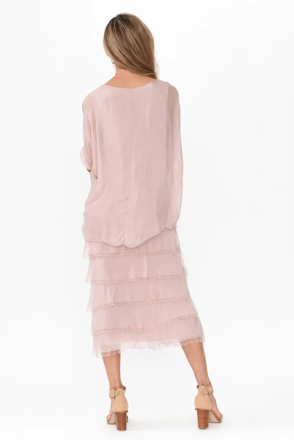 Multi Layers Dress Pink