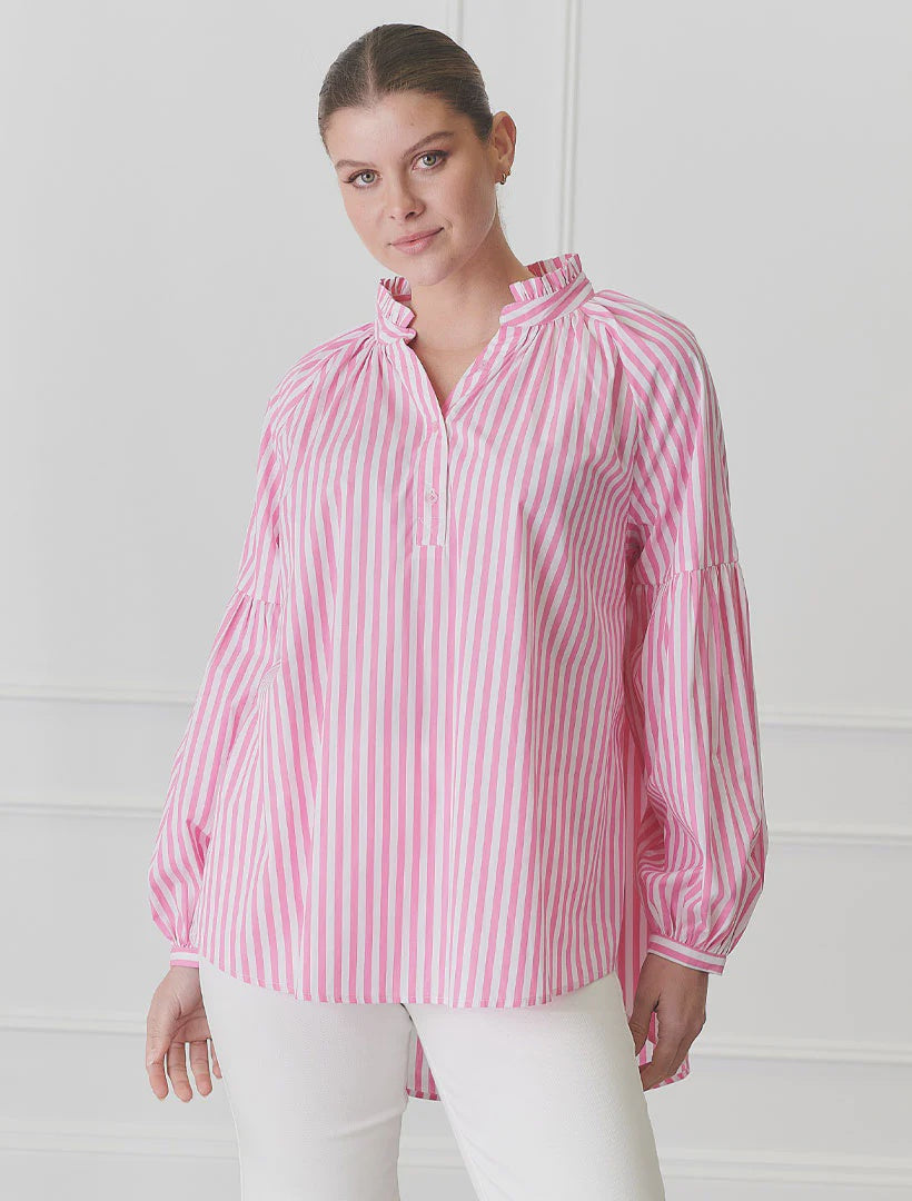 Kell Shirt Pink Stripe