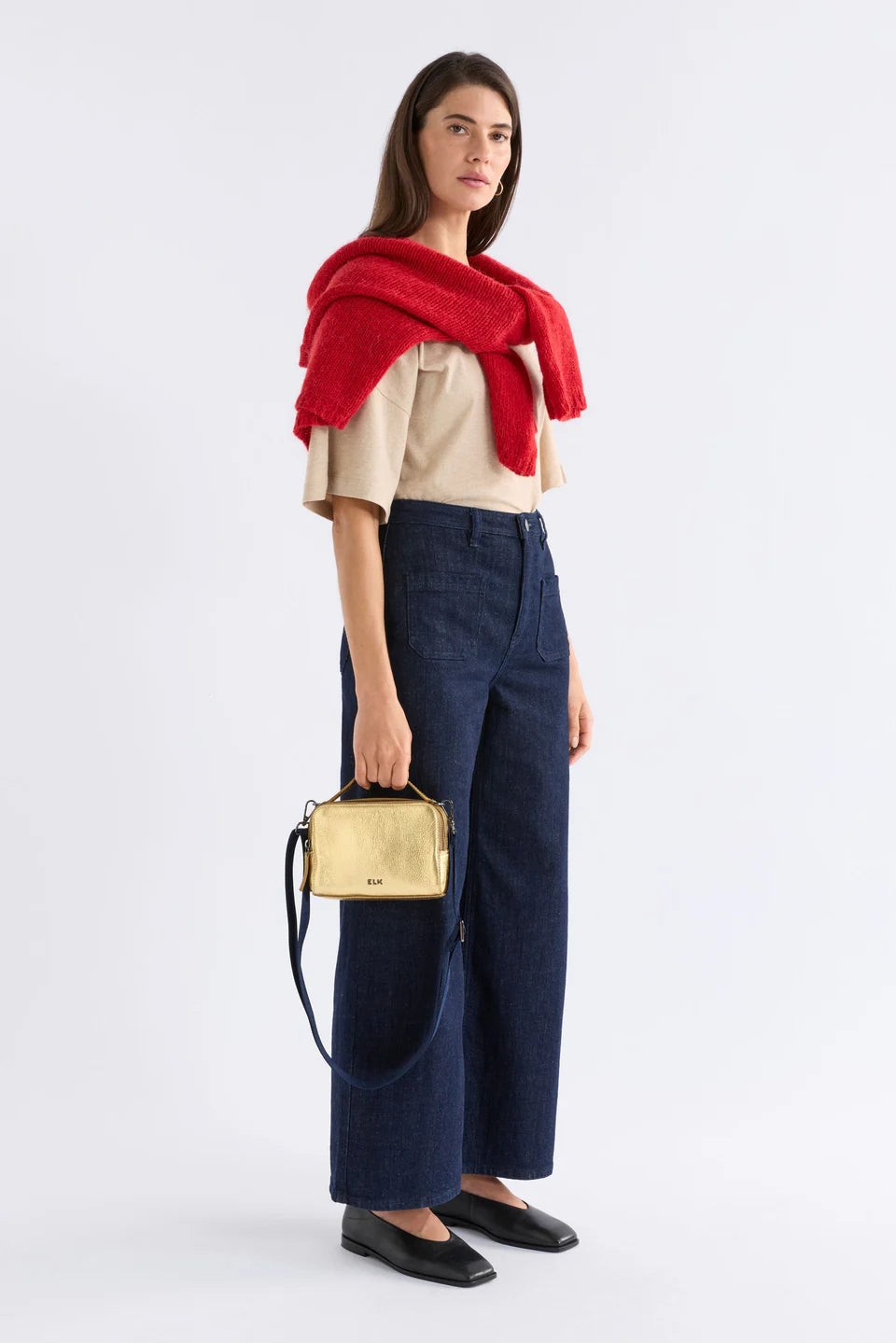 Dayna Small Crossbody Gold