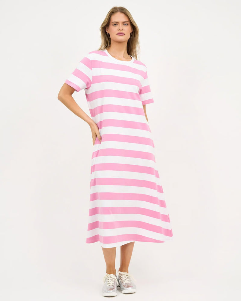 Jersey Candy Stripe Dress