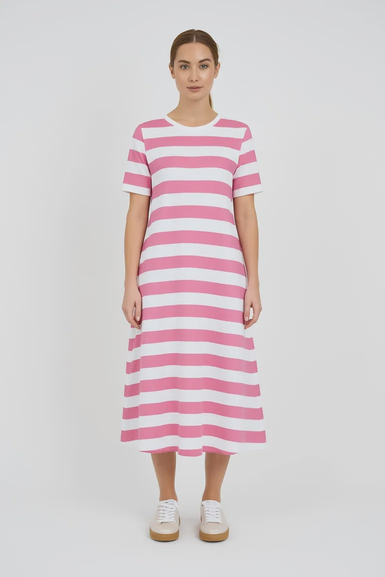 Jersey Candy Stripe Dress