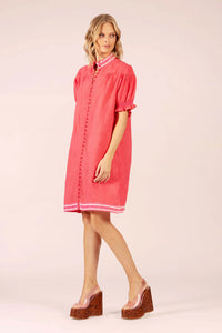 July Linen Midi Dress