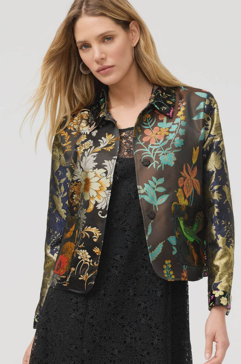 Jacquard Cropped Jacket