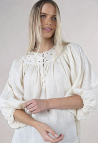 Baroque Blouse Cream
