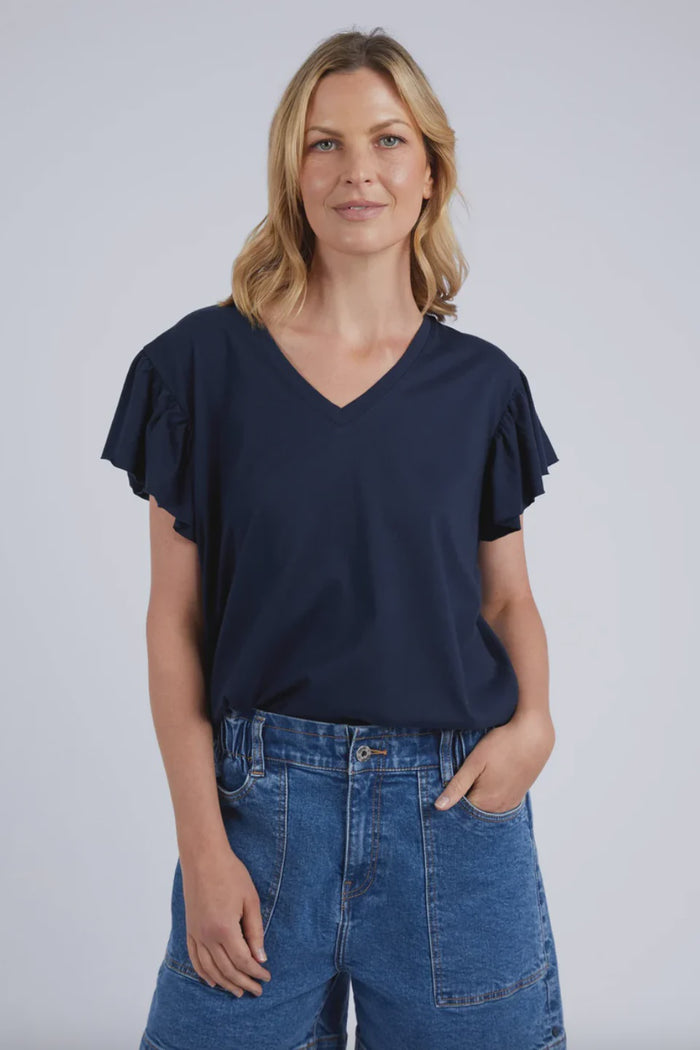 Lora Navy Tee