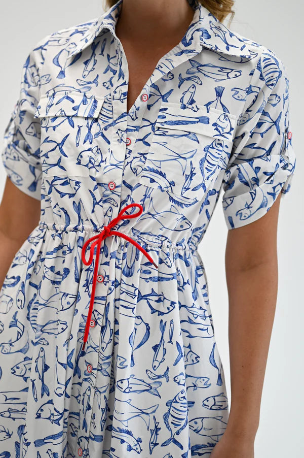 Marina Dress Print Midi