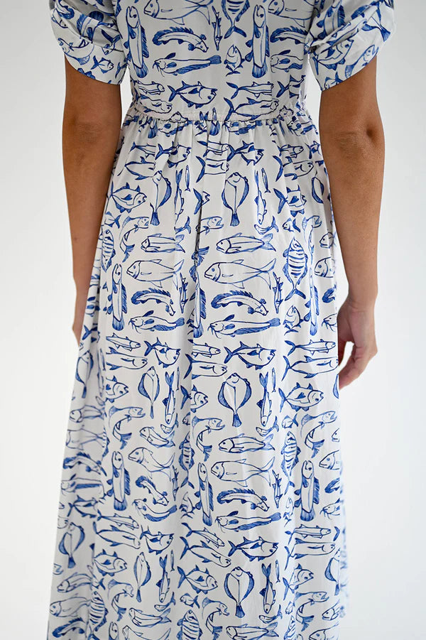 Marina Dress Print Midi
