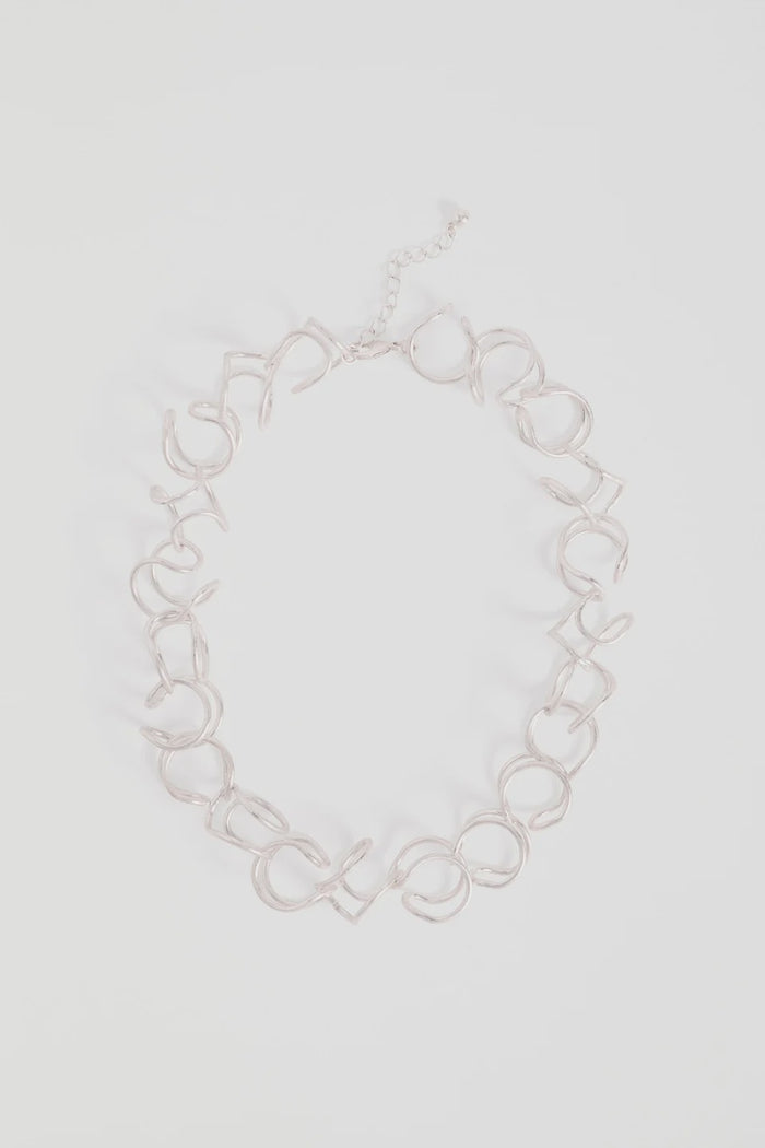 Orden Choker Necklace Silver