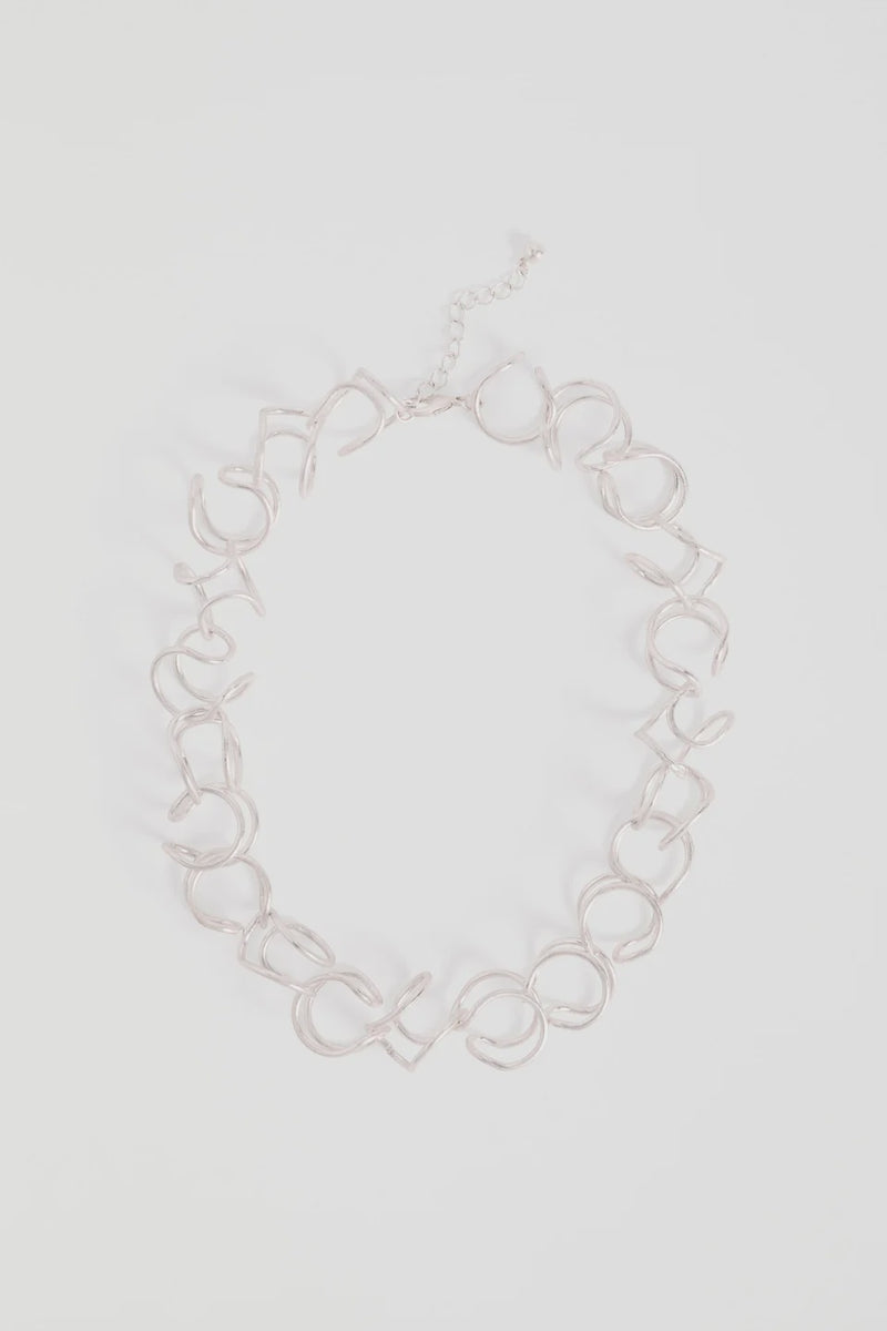 Orden Choker Necklace Silver