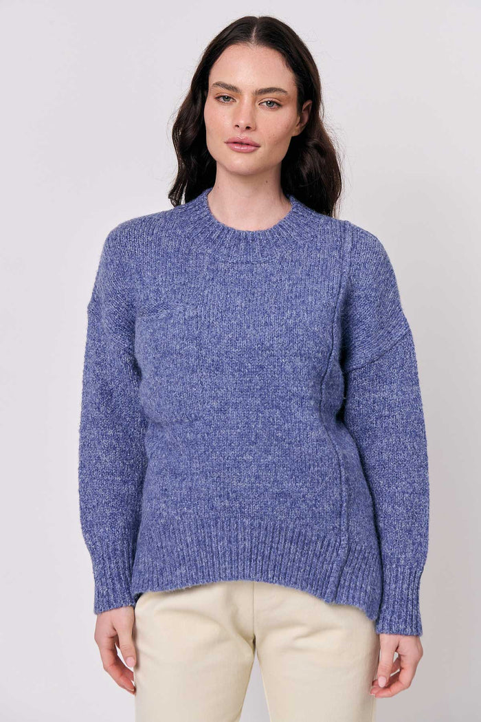 Round Neck Jumper Denim