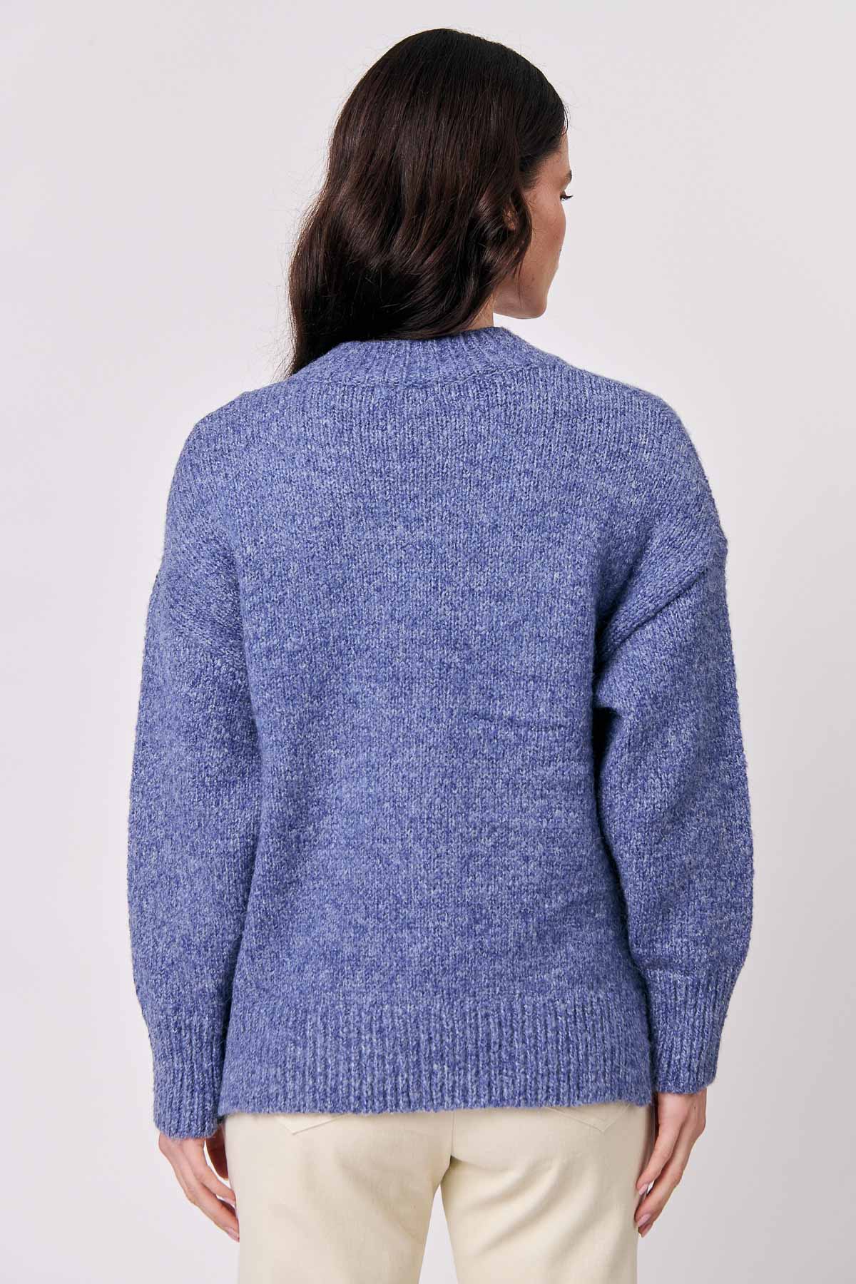 Round Neck Jumper Denim