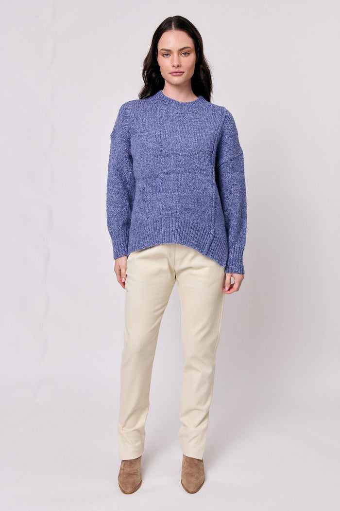 Round Neck Jumper Denim