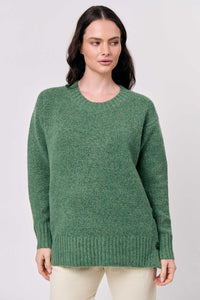 Round Neck Jumper Evergreen