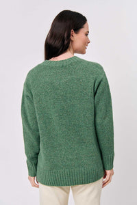 Round Neck Jumper Evergreen