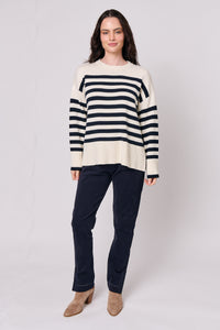 Breton Stripe Jumper Ink