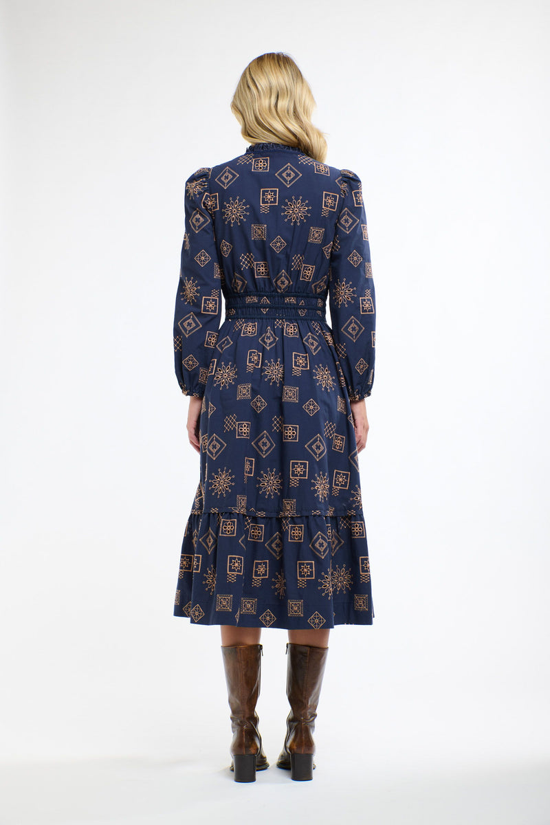 Mandala Dress Indigo