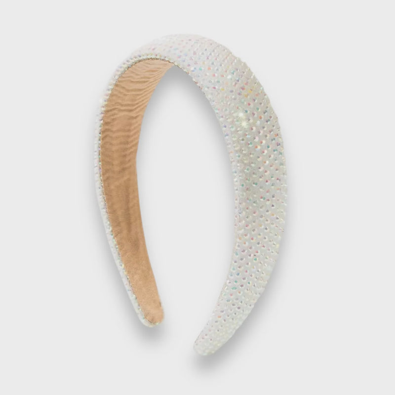 Paloma Padded White Headband