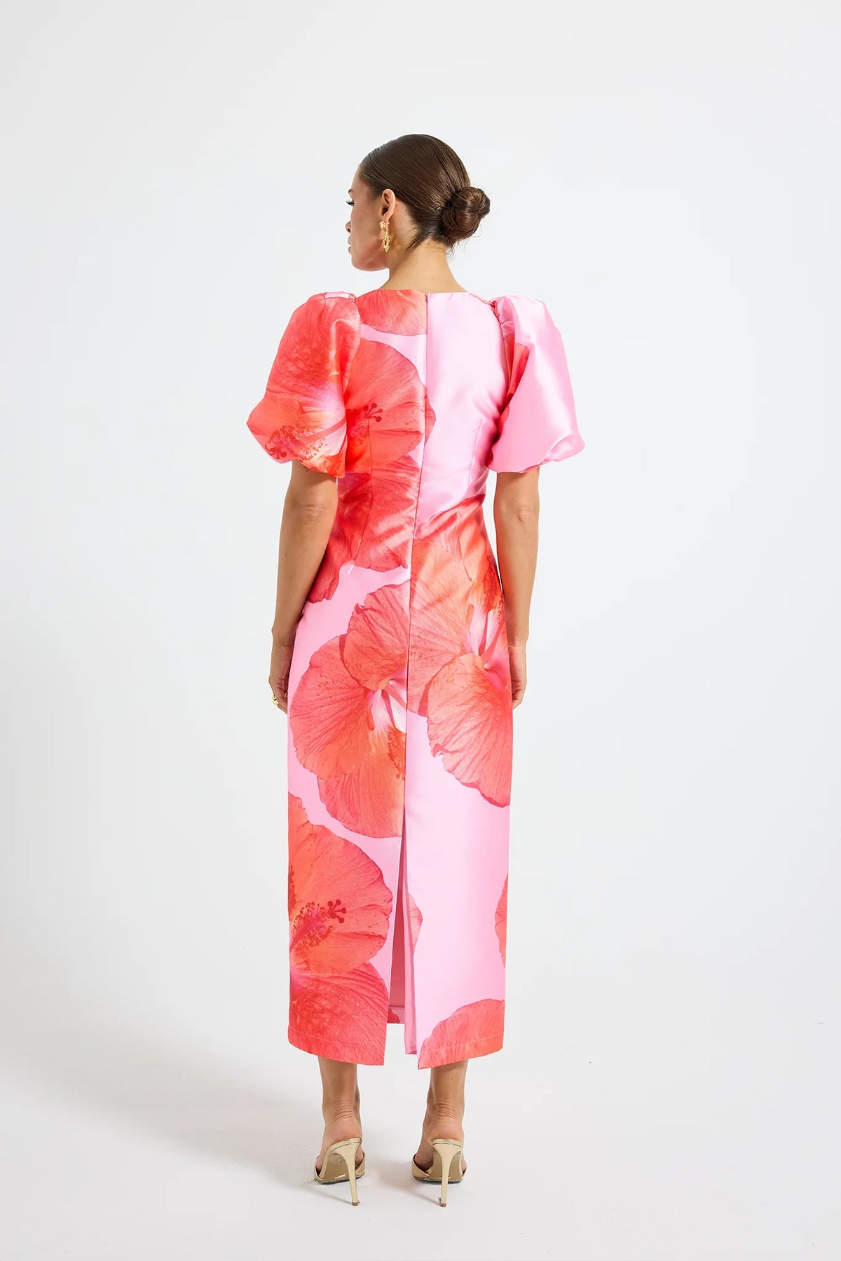 Kalani Midi Dress Raspberry