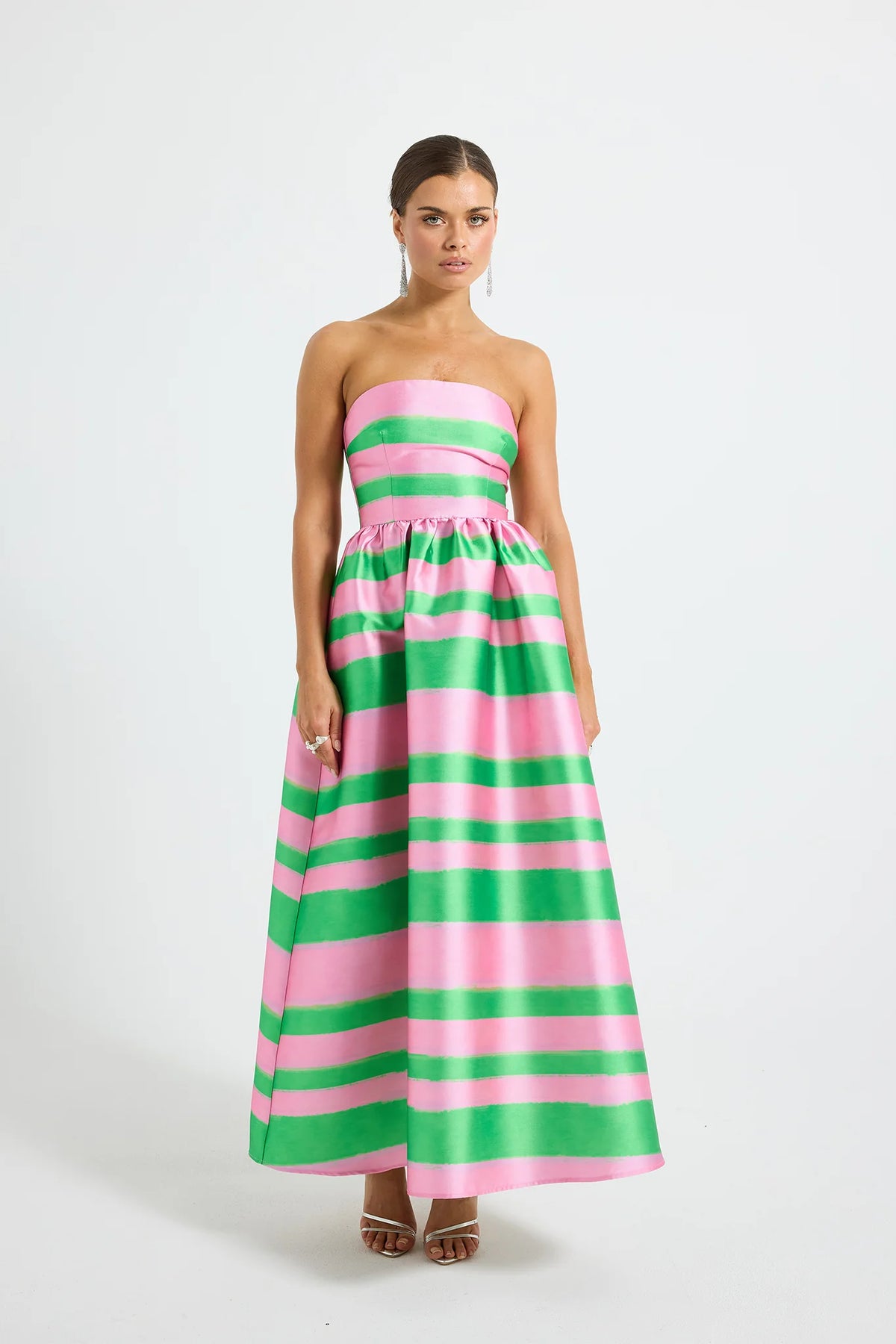 Gigi Strapless Midi Melon