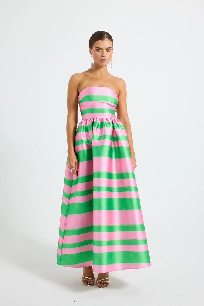Gigi Strapless Midi Melon