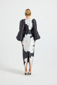 Lini Sleeve Midi Dress Midnight
