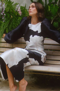 Lini Sleeve Midi Dress Midnight