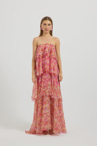 Marli Tiered Maxi Dress Spectrum
