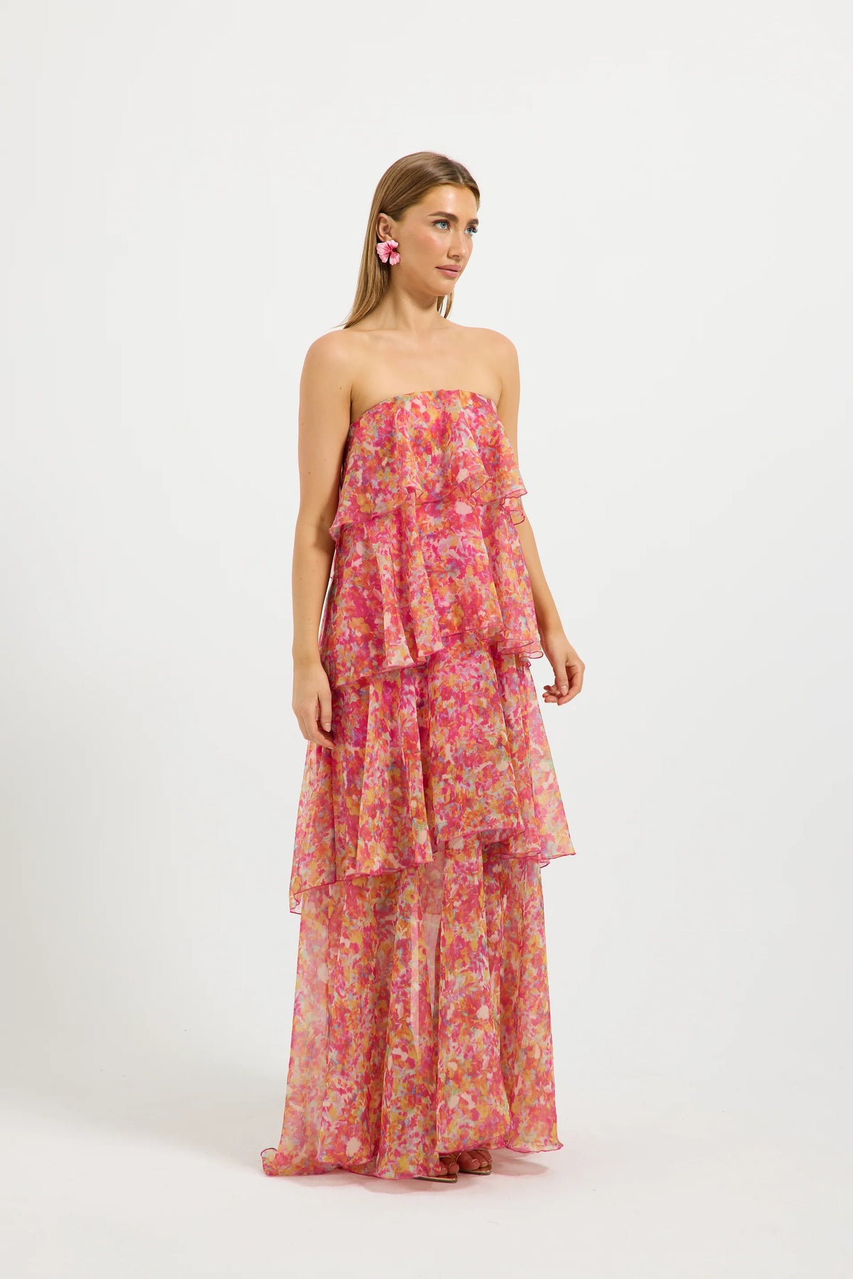 Marli Tiered Maxi Dress Spectrum