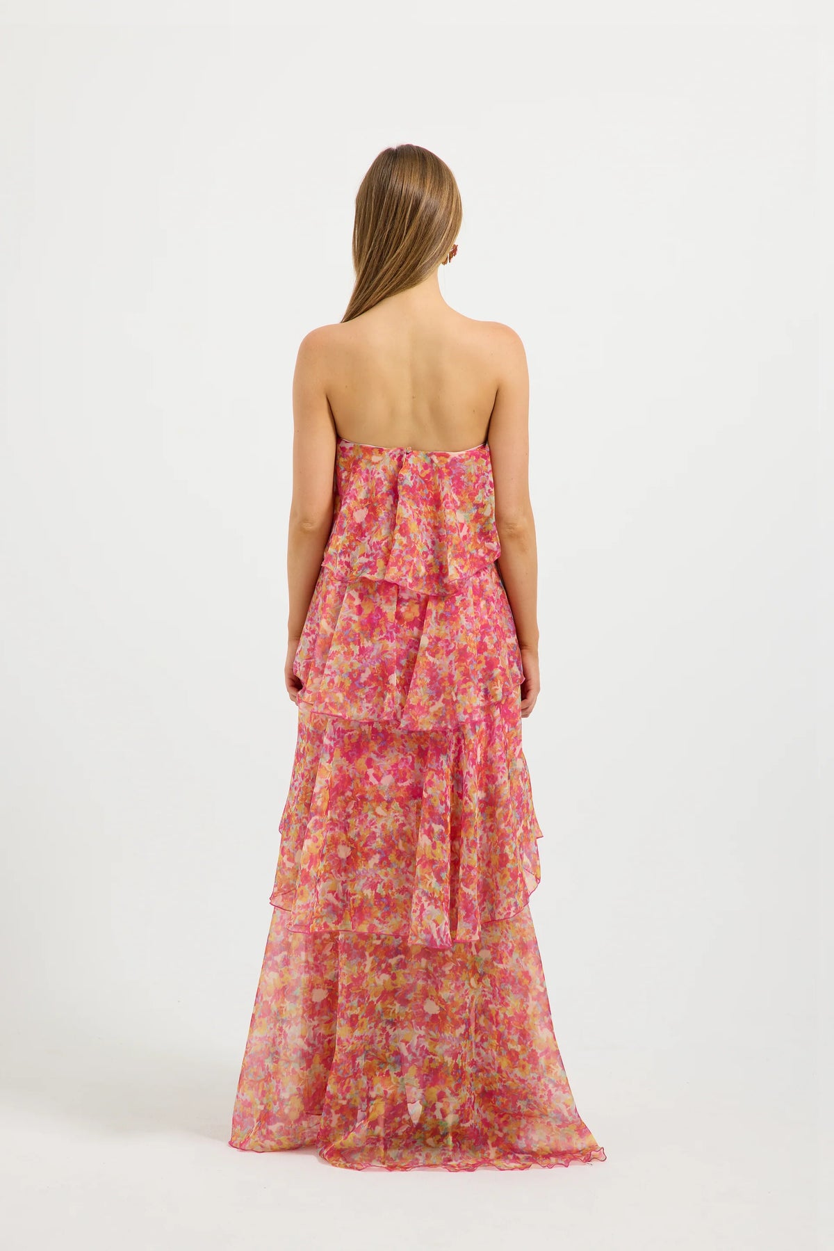 Marli Tiered Maxi Dress Spectrum