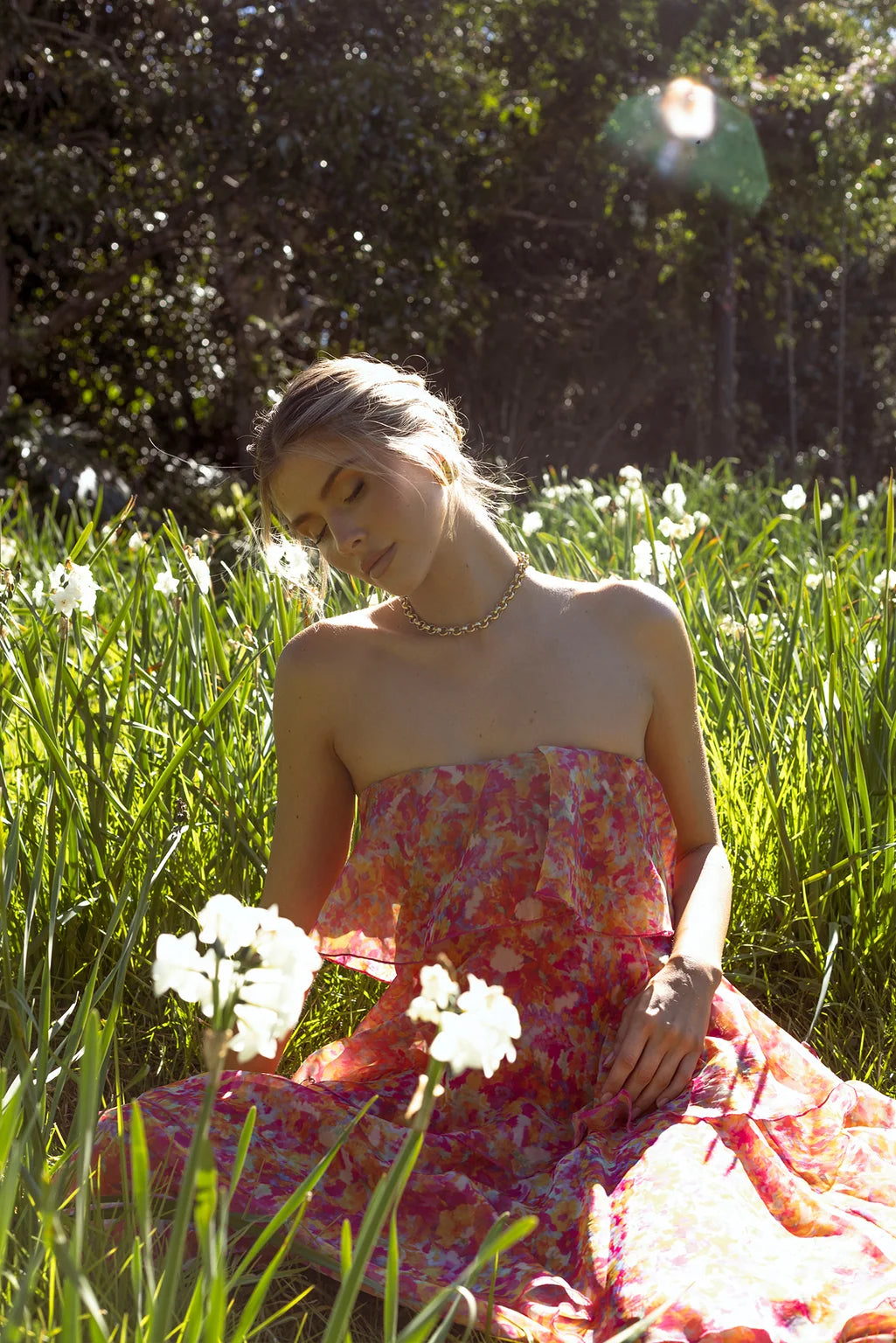 Marli Tiered Maxi Dress Spectrum