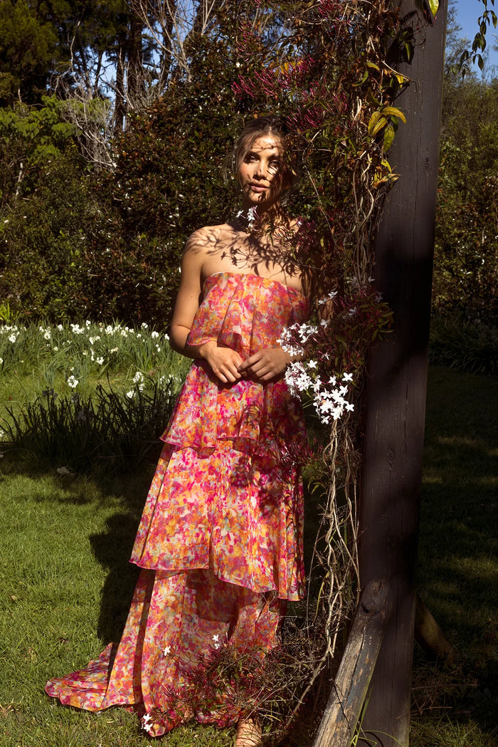 Marli Tiered Maxi Dress Spectrum