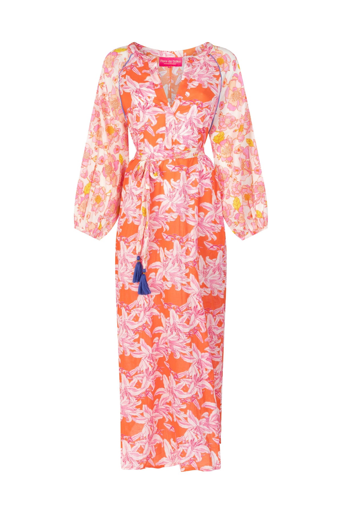 Rosa Flower Dress Pink Multi