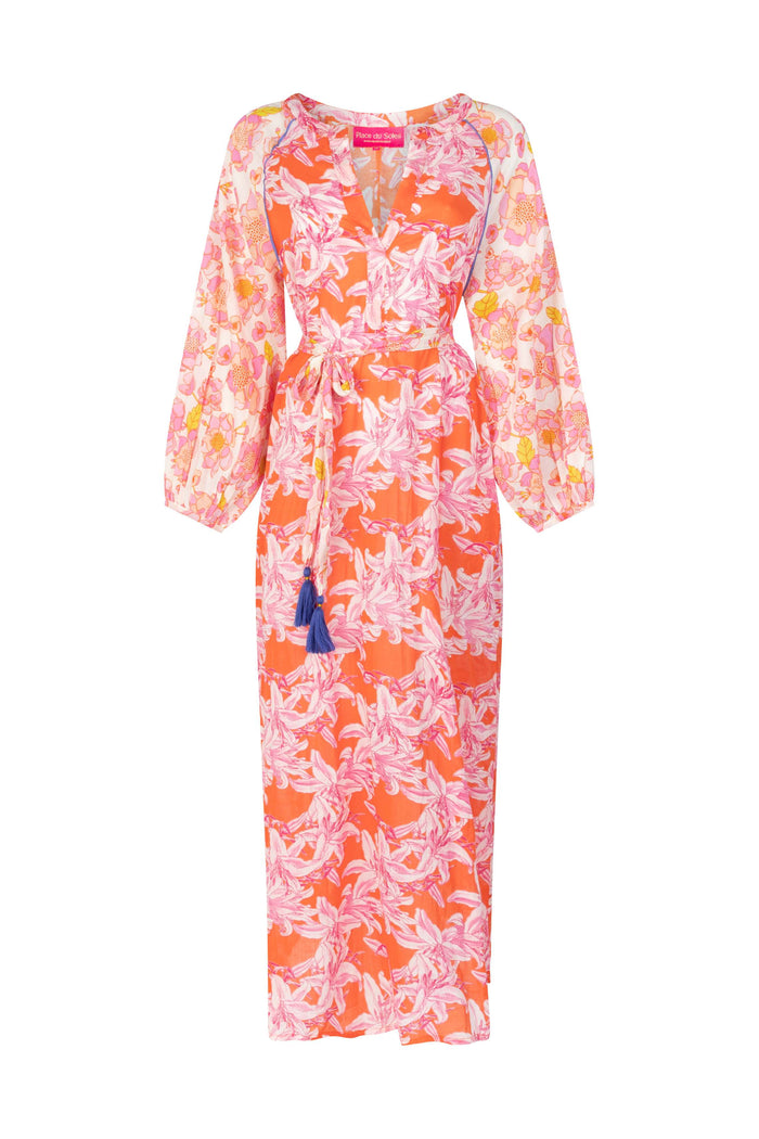 Rosa Flower Dress Pink Multi