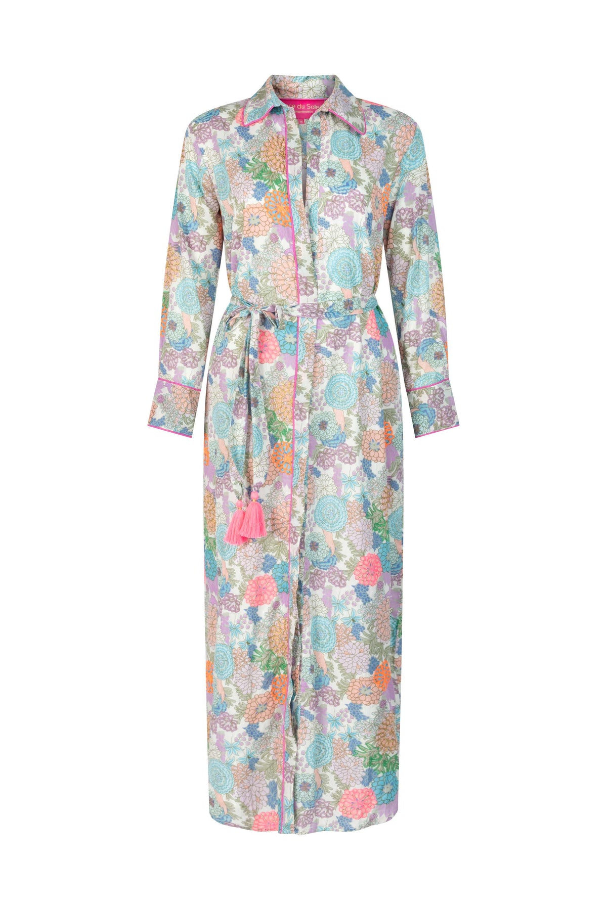 Green Rosa Button Dress