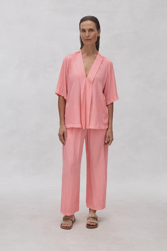 Flute Plaza Shirt Peach