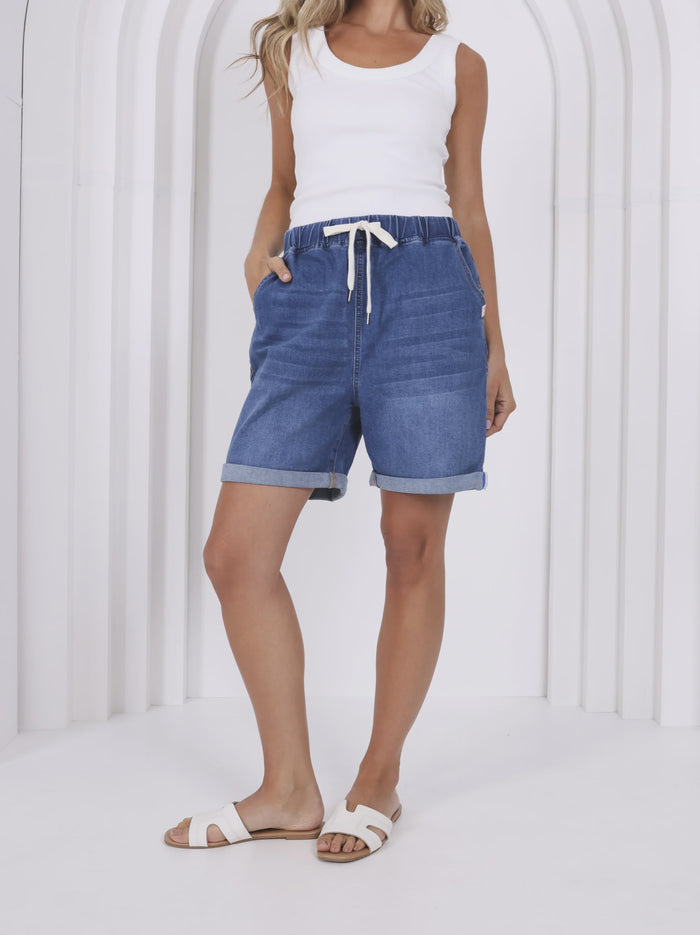 Hugo Shorts Mid Blue