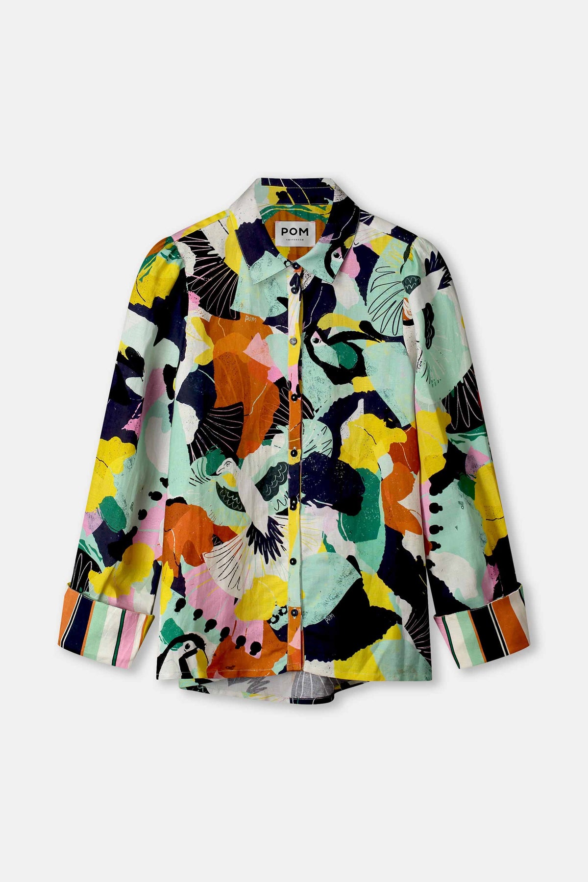 Paradise Linen Blouse Multi