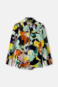 Paradise Linen Blouse Multi