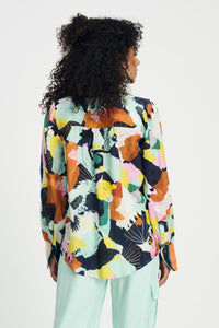 Paradise Linen Blouse Multi