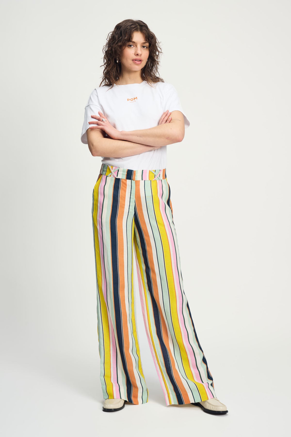 Paradise Linen Pants Stripe