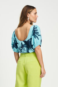 Artisan Top Sequins Blue