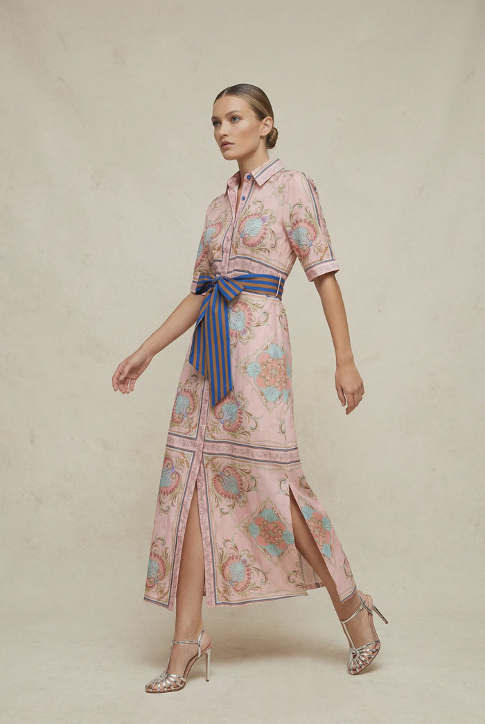 Stevie Long Dress Neptune Pink
