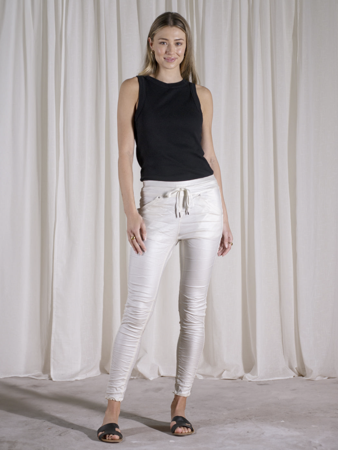 Silverbell Jeans White