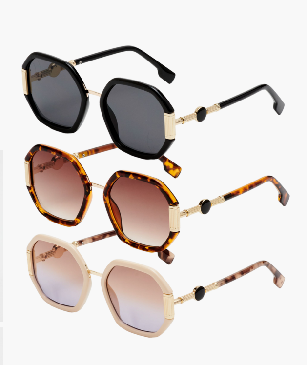 Cleo Black Sunglasses