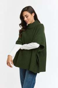 Wool Poncho Military O/S