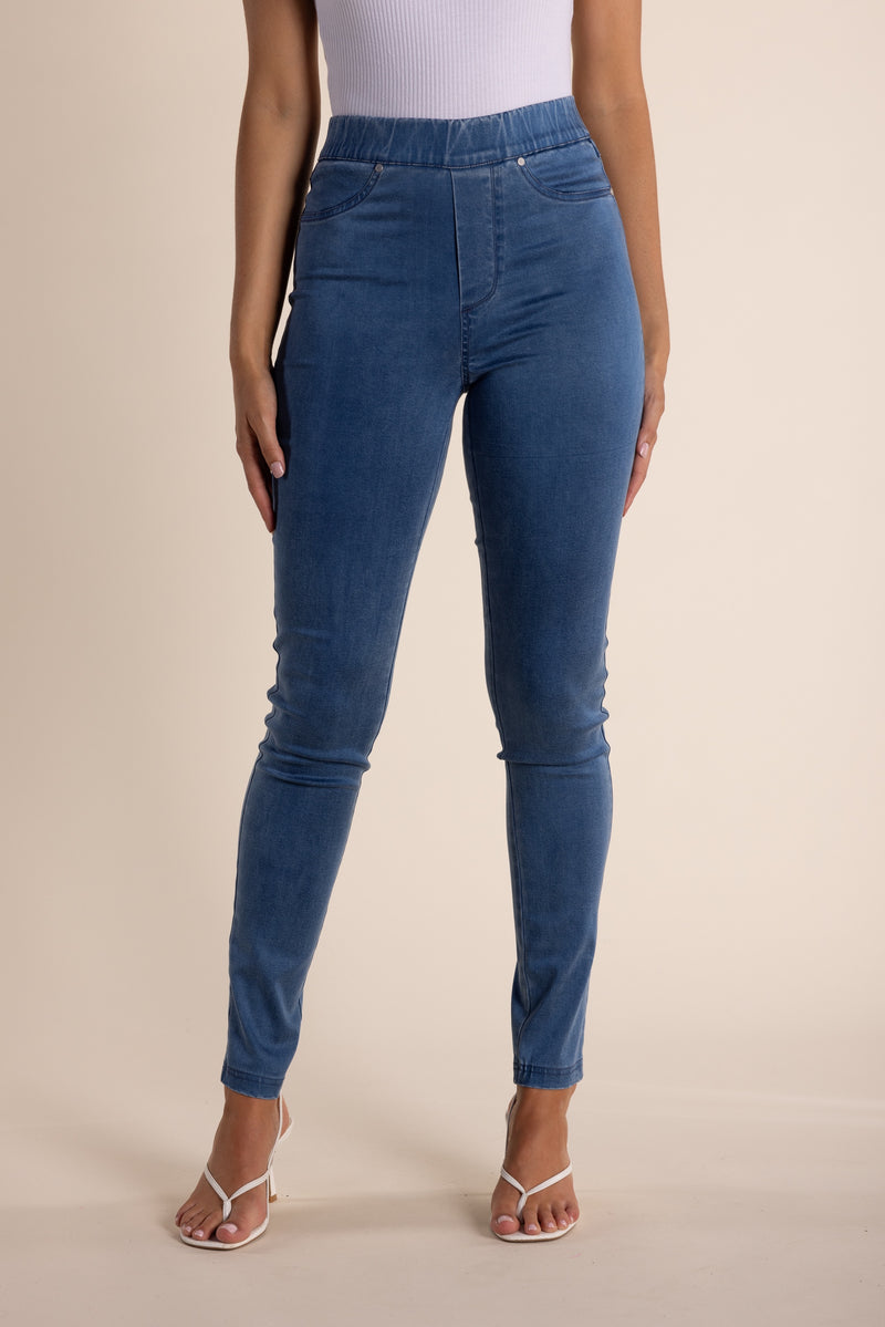 Denim Pull On Jean